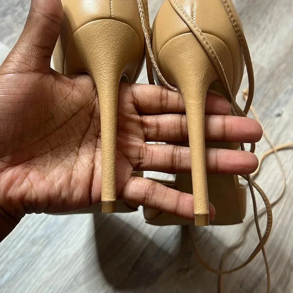 Steve Madden Women's Raela Blush Leather Pointed Toe Heels Size 8 - Picture 5 of 7